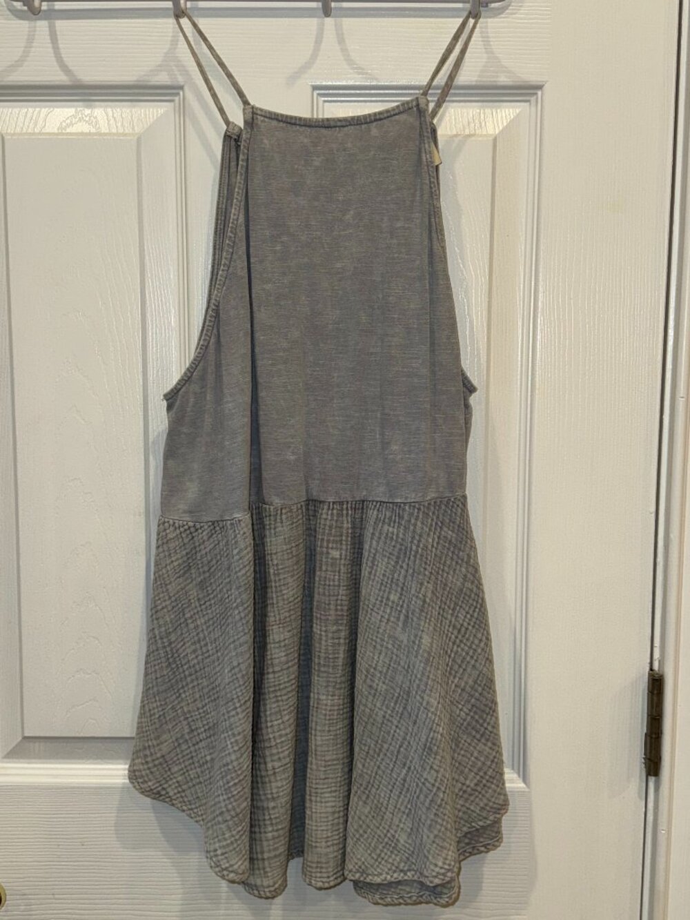 Dress Up Blue/Grey Tank Top